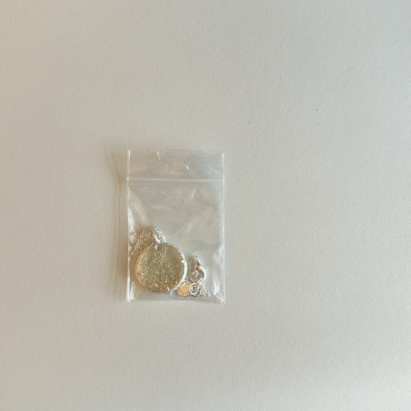 Catherine Weitzman Handmade Jewelry Crystal Circle Pendant Necklace - Picture 6 of 7